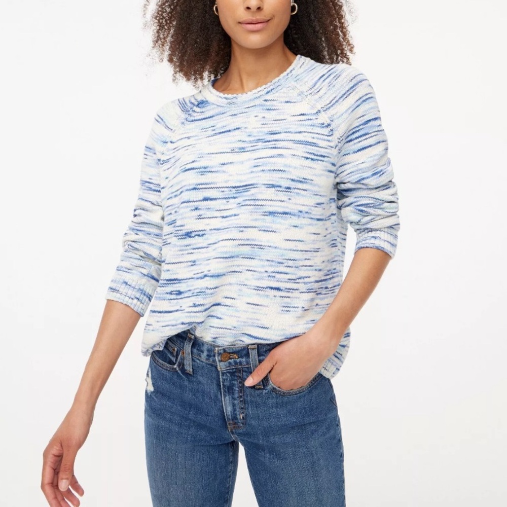 J. Crew space dyed sweater. Worn a few times. 98 retail